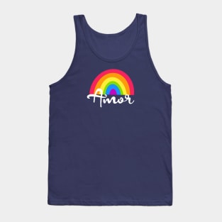 Amor - arcoiris - rainbow design Tank Top